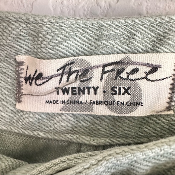 WE THE FREE Paloma Baggy Pant Light Green NWOT Size 26 - Picture 7 of 9
